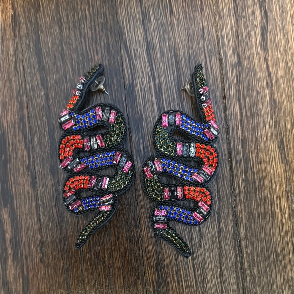 Colorful Snake Earrings